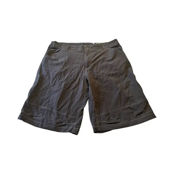 Kuhl Renegade Cargo Shorts Mens‎ 40 Charcoal Gray Nylon Stretch Hiking Technical