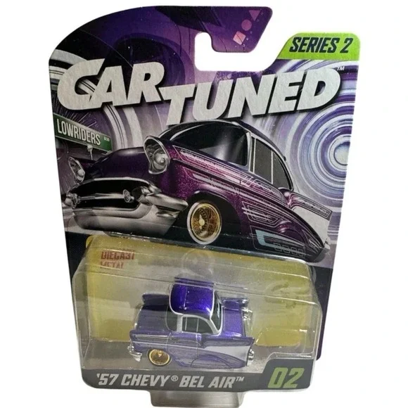 Car Tuned Series 2  '57Chevy Bel Air #02 Lowriders