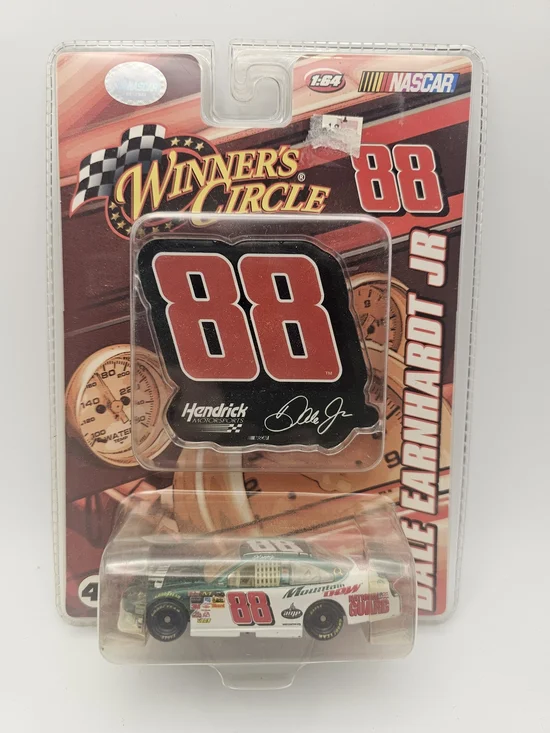 NASCAR Winner's Circle #88 Dale Earnhardt Jr Mountain Dew Car 1:64 Scale 2008