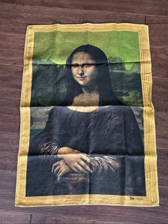Mona Lisa Vintage Vony France Tea Towel