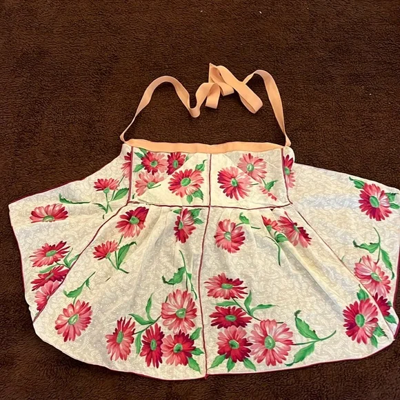 Vintage Beautiful Sweet Handcrafted Half Apron