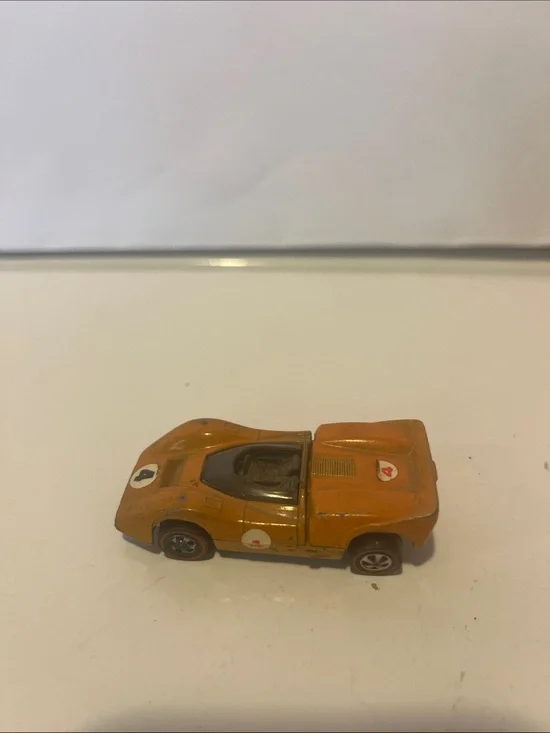 Vintage Hot Wheels Redline 1968 McLaren M6A Enamel Orange