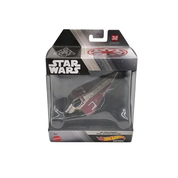 Hot Wheels‎ Star Wars Obi Wan Kenobis Jedi Starfighter Diecast Ship 32