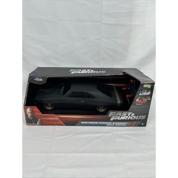 Fast & Furious Jada 1:16 1968 Dodge Charger Widebody RC Radio Control