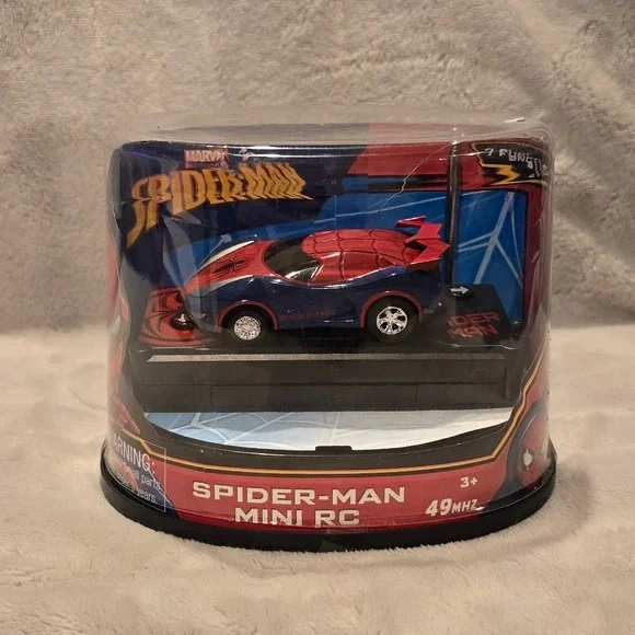 Marvel Spider-Man‎ Mini RC Radio Control Car 49MHZ 7 Functions New