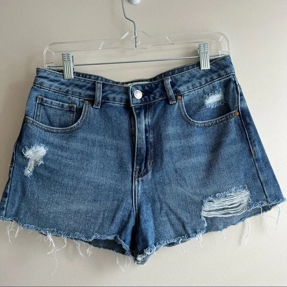 Pacsun denim mom shorts