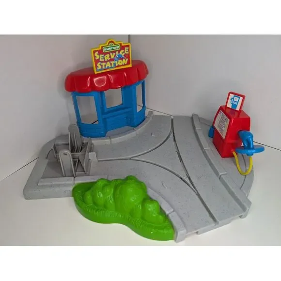 1999 Tyco Sesame Street RADIO‎ Control Roadway Service Station K COMPLETE/ Read