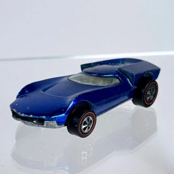 Hot Wheels Redline Turbofire Blue Spectraflame 1968 Vintage Diecast Car USA