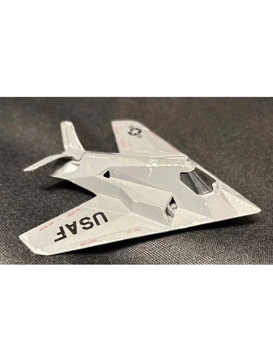 Cool Vintage 1990 Matchbox Sky Busters F-117A Stealth Jet Fighter SB36 Aircraft