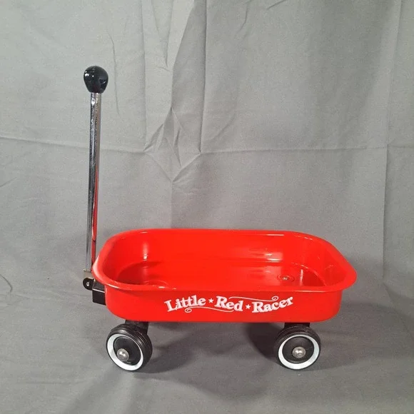 Little Red Racer Miniature Metal Wagon‎ Red Toy Decorative Display Prop Classic