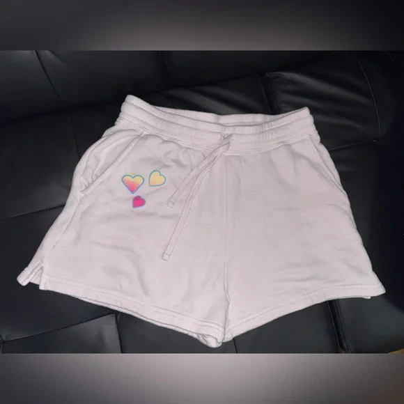 Roller Rabbit lavender heart puff shorts medium