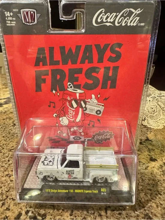 Coca-Cola Always Fresh White 1978 Dodge Adventurer 150 Toy Truck
