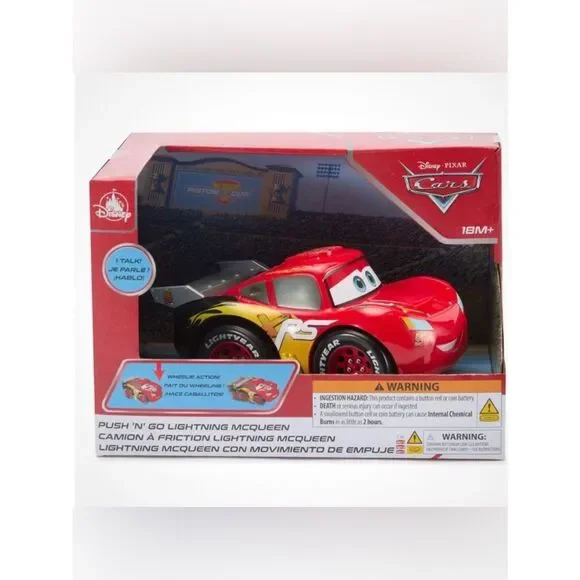Lightning McQueen Push 'N' Go Talking Vehicle