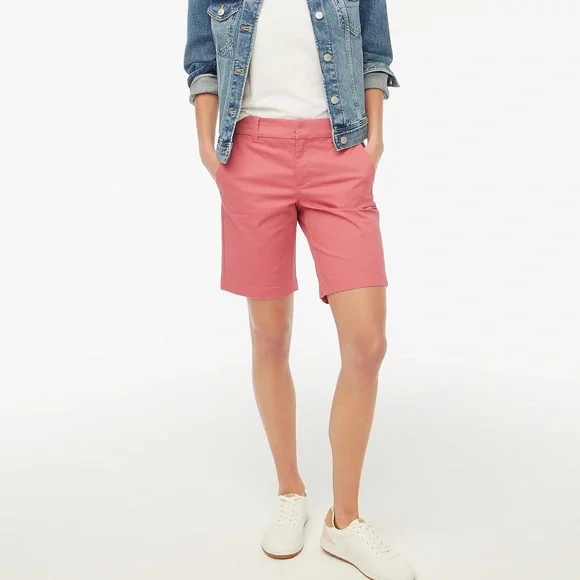 J. Crew Frankie Bermuda Chino Shorts 9” Inseam size 6