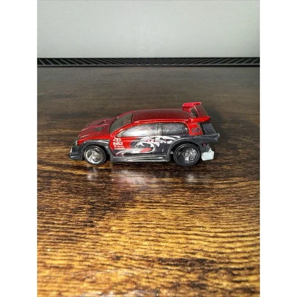 Hot Wheels Flight '03 Red Tuner Hatchback Spoiler Diecast Car Mattel 2002‎