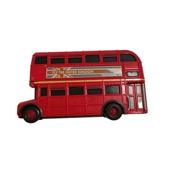 Red Double-Decker Bus Toy
