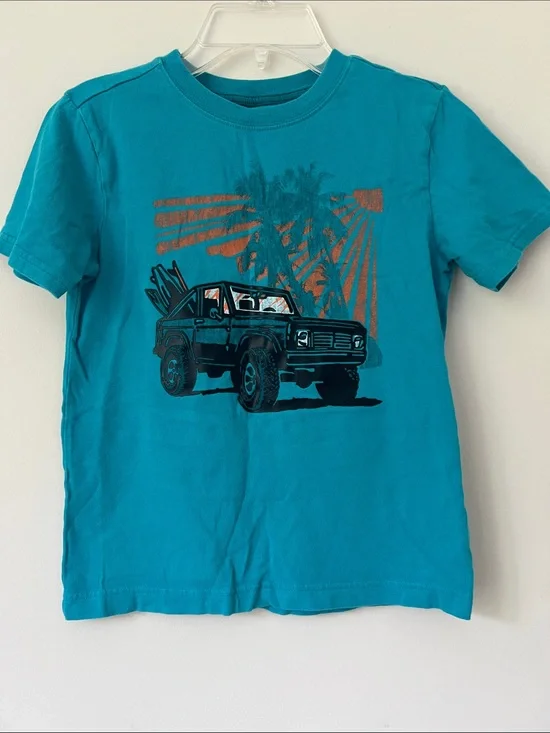 Gymboree Teal Crewneck Cotton Tee