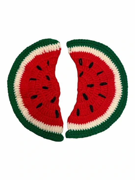 Vintage Handmade Watermelon Pot Holders