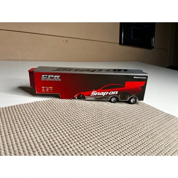 Snap-on Cruz Pedregon Racing CPR Diecast Hauler Trailer Red Silver 16110