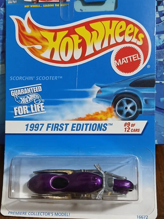 Hot Wheels Scorchin' Scooter Toy - Metallic Purple