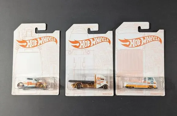 Hot Wheels 52nd Anniversary Pearl & Chrome Lot of 3 Sealed Die-Cast