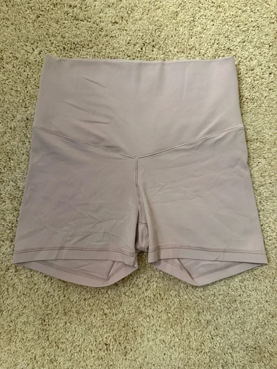 Aerie High-Waist Lavender Workout Shorts