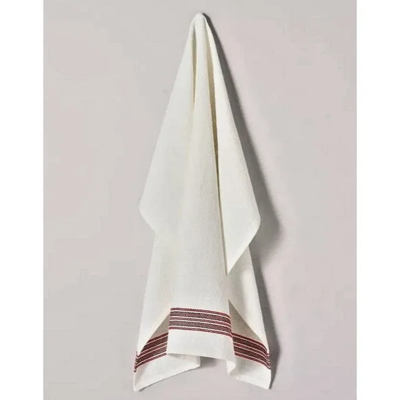 Magnolia Hearth & Hand Kitchen Flour Sack Dish Towel Red‎ Green Plaid Christmas