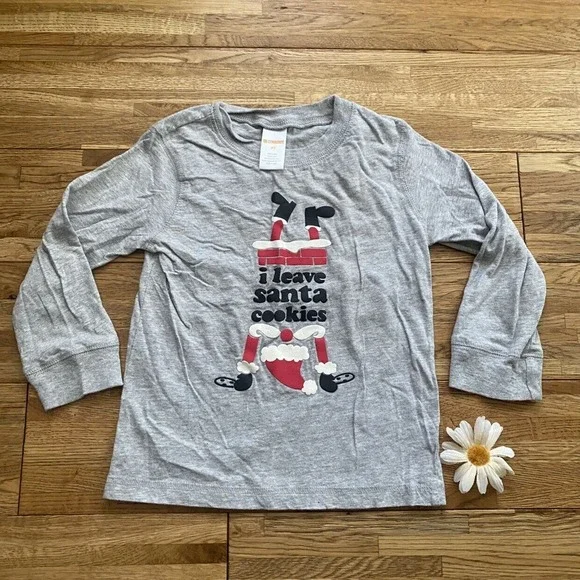 Gymboree‎ Christmas Santa Shirt Size 2t