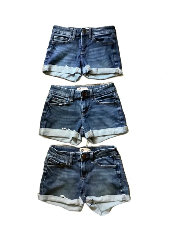 SO denim shorts 3 pairs  Size 3