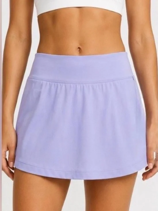 Nike | Women’s Lavender Pull On Wide Waist Golf Tennis Workout Skort Sz M(8-10)