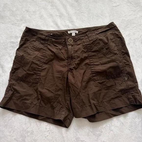 Gap Brown Cargo Utility Shorts Women's 10 Y2K Vintage Gorpcore Carpenter