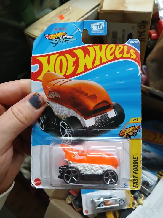Hot Wheels Sushi Tuner Transparent Orange (part of the Fast Foodie 5-pack series