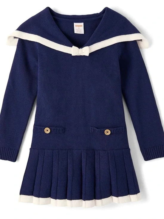 Gymboree Coastal Sailor dress, size 8. NWT