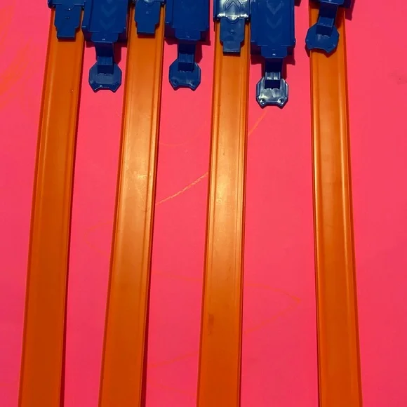 Blue & Orange Kids Race Track‎ Rails - Toy Car Track Pieces