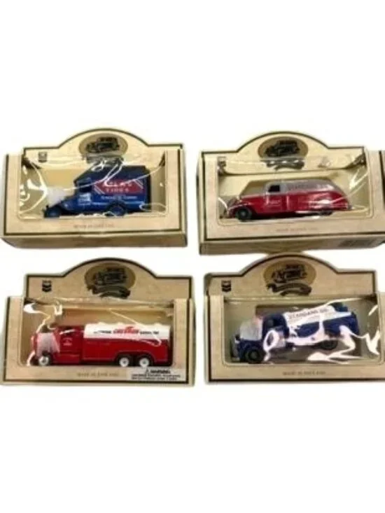 Vintage Lledo Chevron Commemorative Model Diecast Trucks - Lot of 4 (Made in Eng