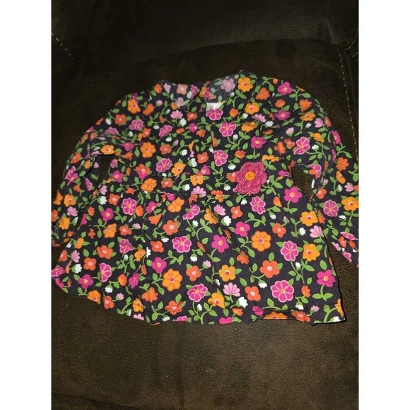 Gymboree all about buttons floral top size 12 18 months