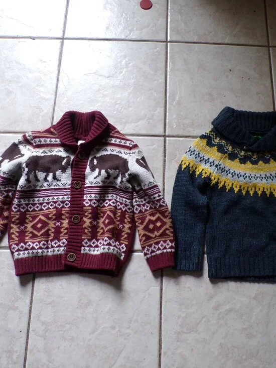 Boys Sweaters GYMBOREE & DIP Size 3T Excellent Condition