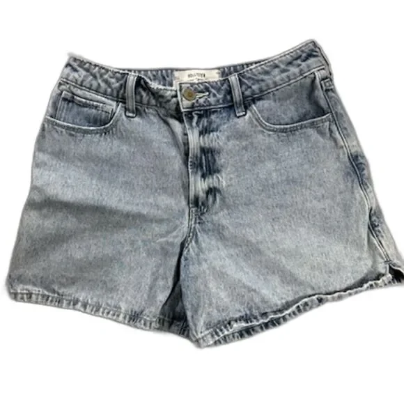 Hollister Mom Short Size 8/29 5 in insean High rise 100% cotton