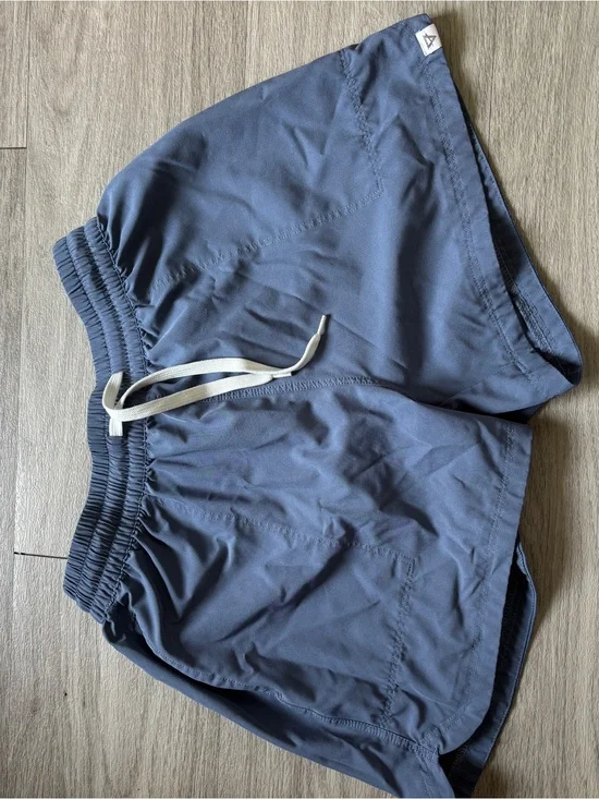 Women's Light Blue Athletic Drawstring Shorts