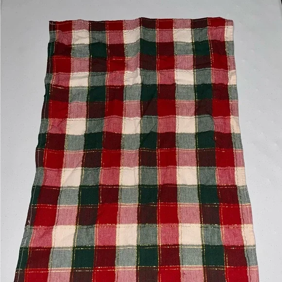 Christmas Plaid Fabric Cloth Placemat