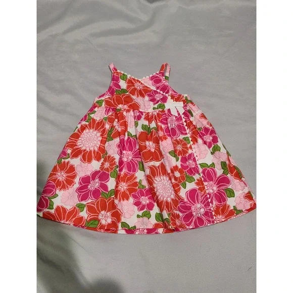 Gymboree 2017 Girls Tropical‎ Floral Strappy Sundress 6-12M
