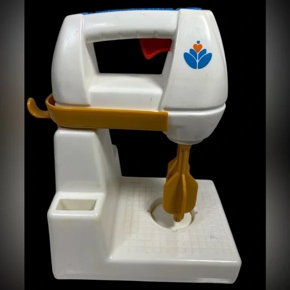 Vintage Fisher Price Fun With Food Mixing Center‎ Repalcement Stand & Mixer