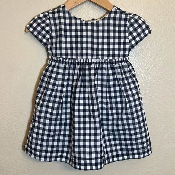 NWT Gymboree Navy Plaid Baby Dress
