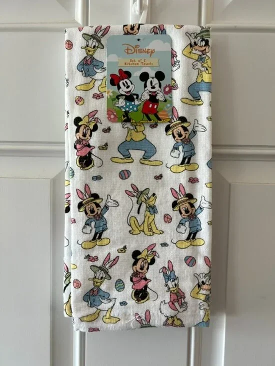 MICKEY MOUSE & FRIENDS EASTER KITCHEN TOWELS