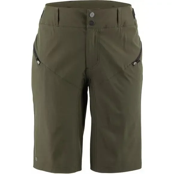 NEW Louis Garneau Women's Large Latitude 2 Shorts Forest Green Cycling Biking