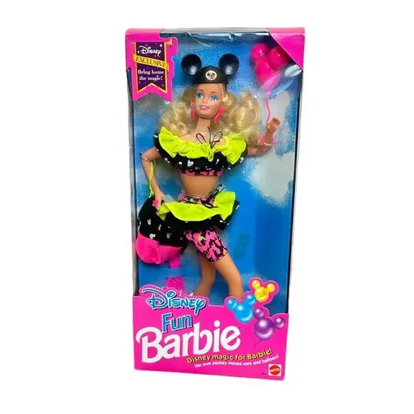 Vintage 1992 Disney Fun Barbie Disney Exclusive NRFB