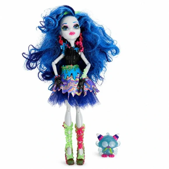 Monster High Sweet Screams Ghoulia Yelps Doll with Sir Hoots A Lot Mattel 11in