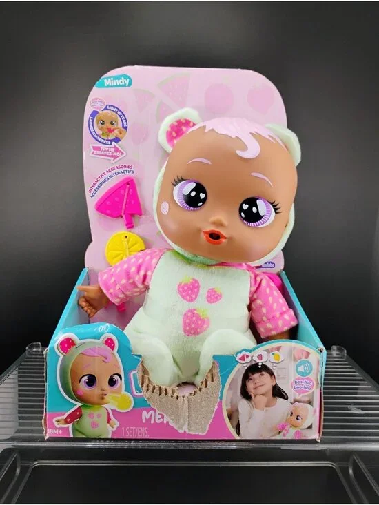 Cry Babies Interactive Doll Mindy Strawberry Outfit Light-Up Tears