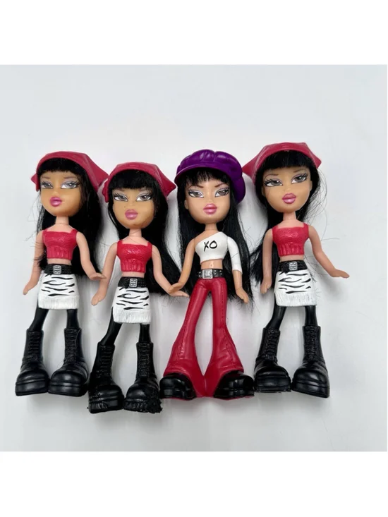 2003 McDonald’s Bratz Lot of 4 MGA Happy Meal Dolls 3 Repeat