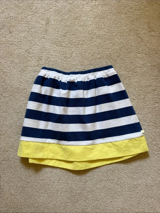 Gymboree Navy, White & Yellow Striped Girls' Skirt